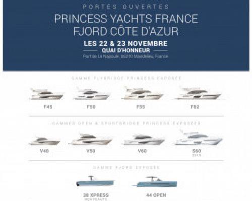 Open Days' Event with PRINCESS Yachts France - 22nd & 23rd November