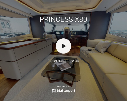 New PRINCESS X80 Virtual tour