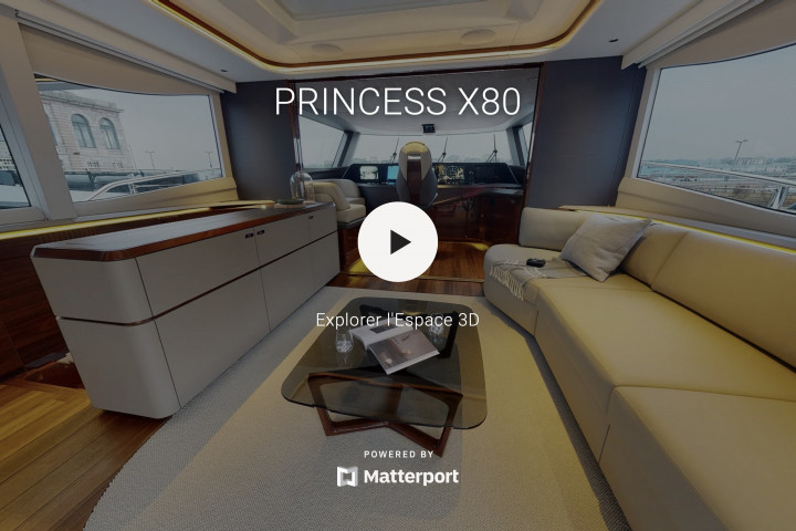 New PRINCESS X80 Virtual tour