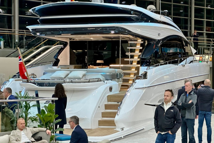 New Princess S72 launched at Dusseldorf Boat show