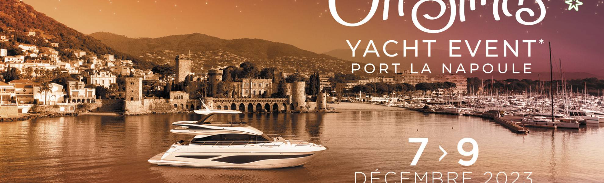 Christmas Yacht Event, December 7-9, at Port de La Napoule