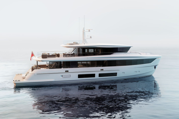 Princess Odyssey 108 : les premières images d’un nouveau superyacht de 33 mètres